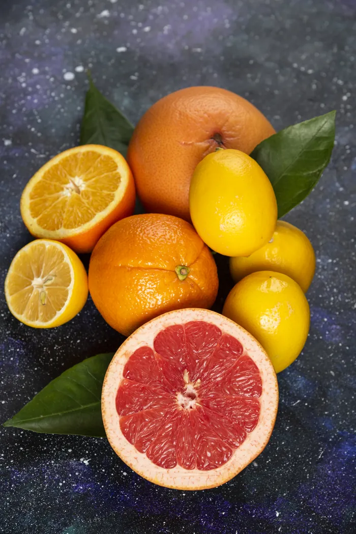 Assorted citrus fruits